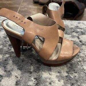 Size 7 Michael Kors heeled sandals